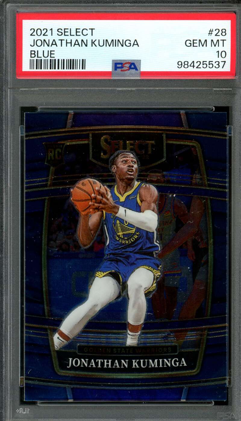 Jonathan Kuminga Rookie Card 2021-22 Select #28 PSA 10 Image 1