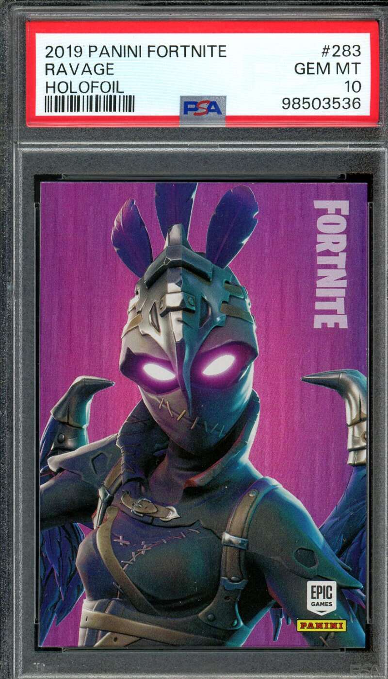 Ravage Card 2019 Panini Fortnite #283 PSA 10 Image 1