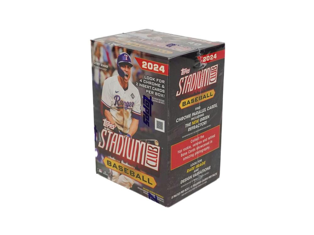 2024 Topps Stadium Club Baseball 8-Pack Blaster Box Image 1