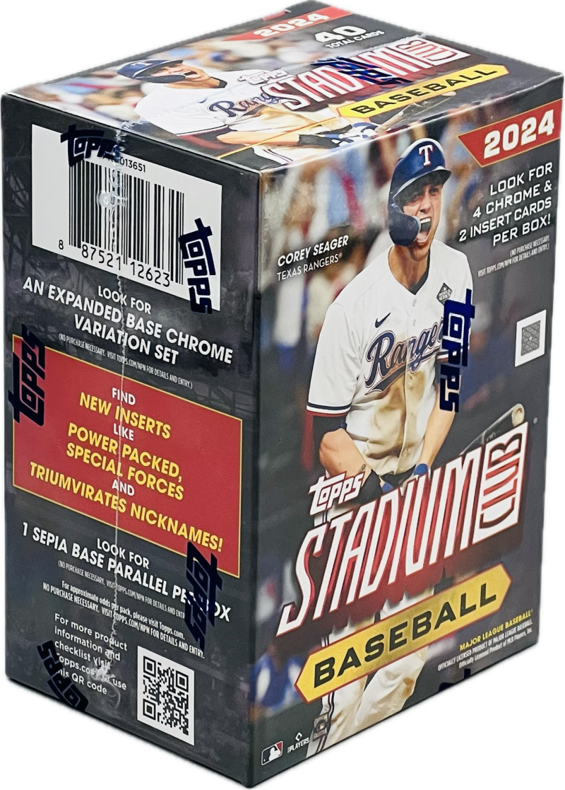 2024 Topps Stadium Club Baseball 8-Pack Blaster Box Image 3