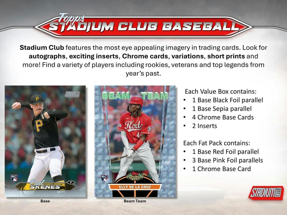 2024 Topps Stadium Club Baseball 8-Pack Blaster Box Image 4