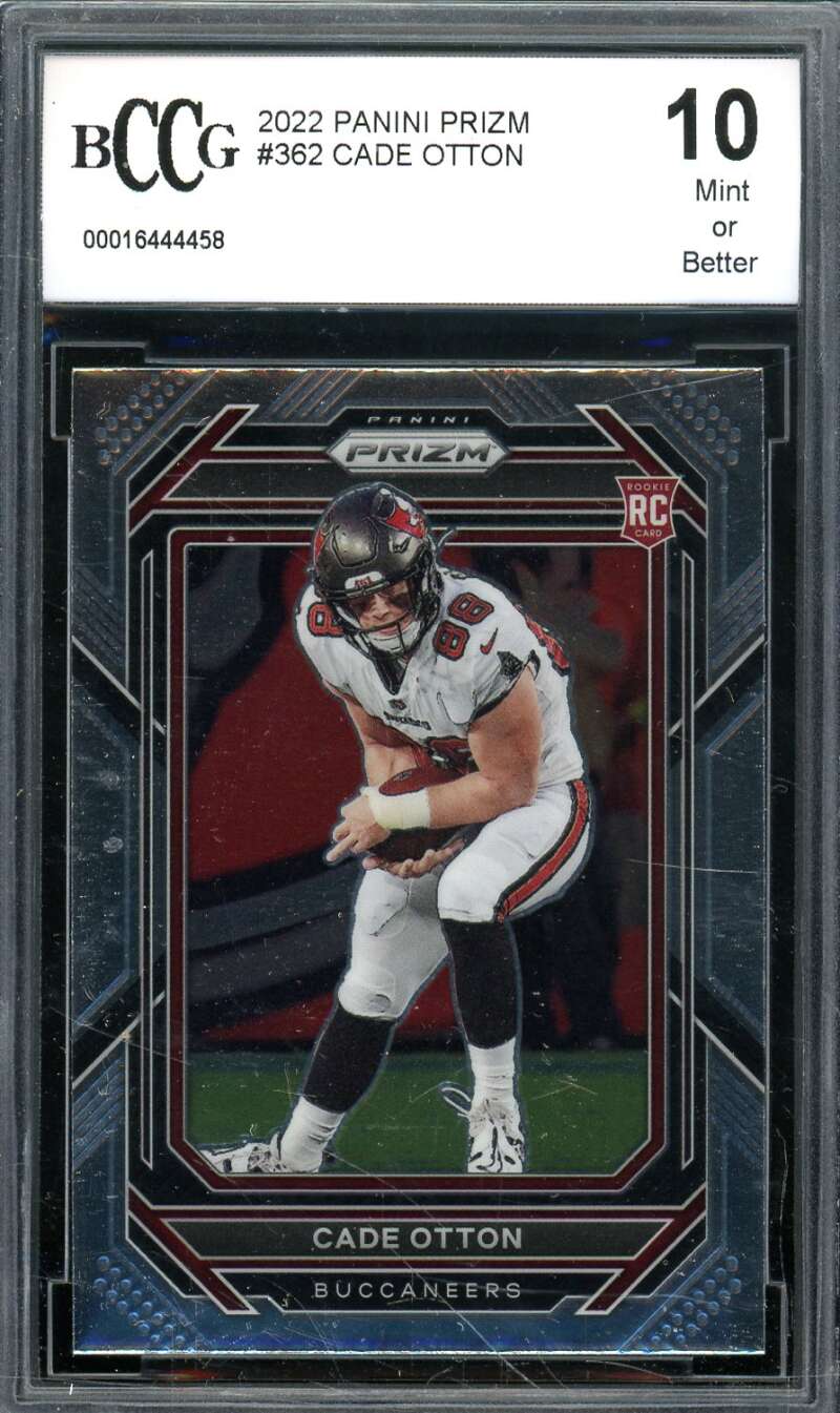 Cade Otton Card 2022 Prizm #362 BGS BCCG 10 Image 1