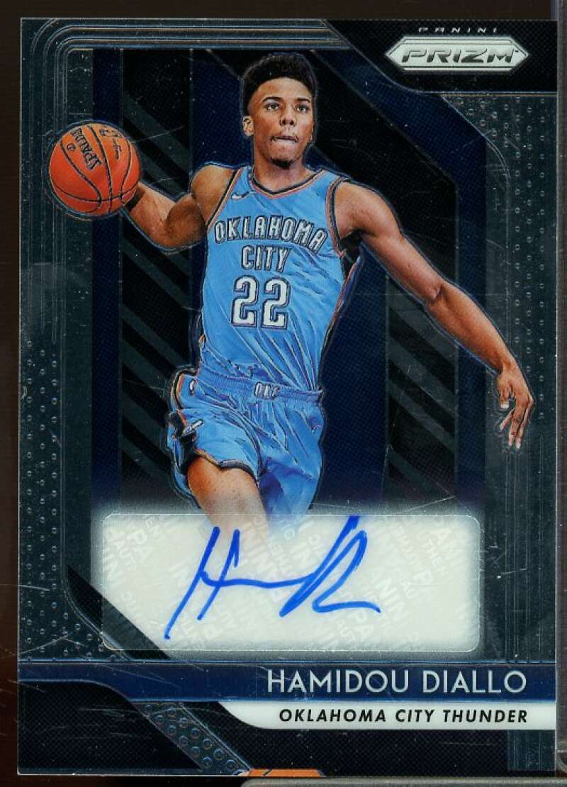 Hamidou Diallo Rookie Card 2018-19 Panini Prizm Rookie Signatures #38  Image 1