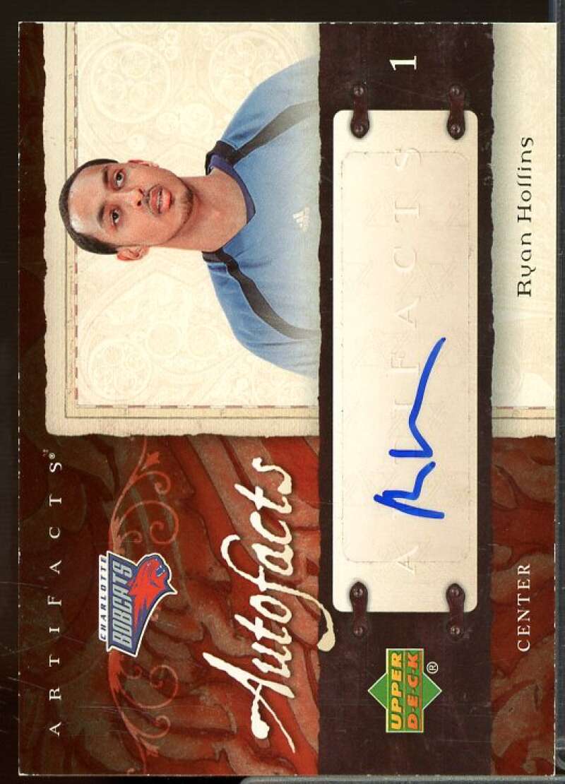 Ryan Hollins Card 2007-08 Artifacts Autofacts #AFRH  Image 1
