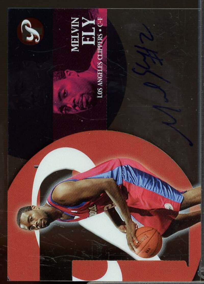 Melvin Ely Card 2002-03 Topps Pristine Personal Endorsements #PEME  Image 1