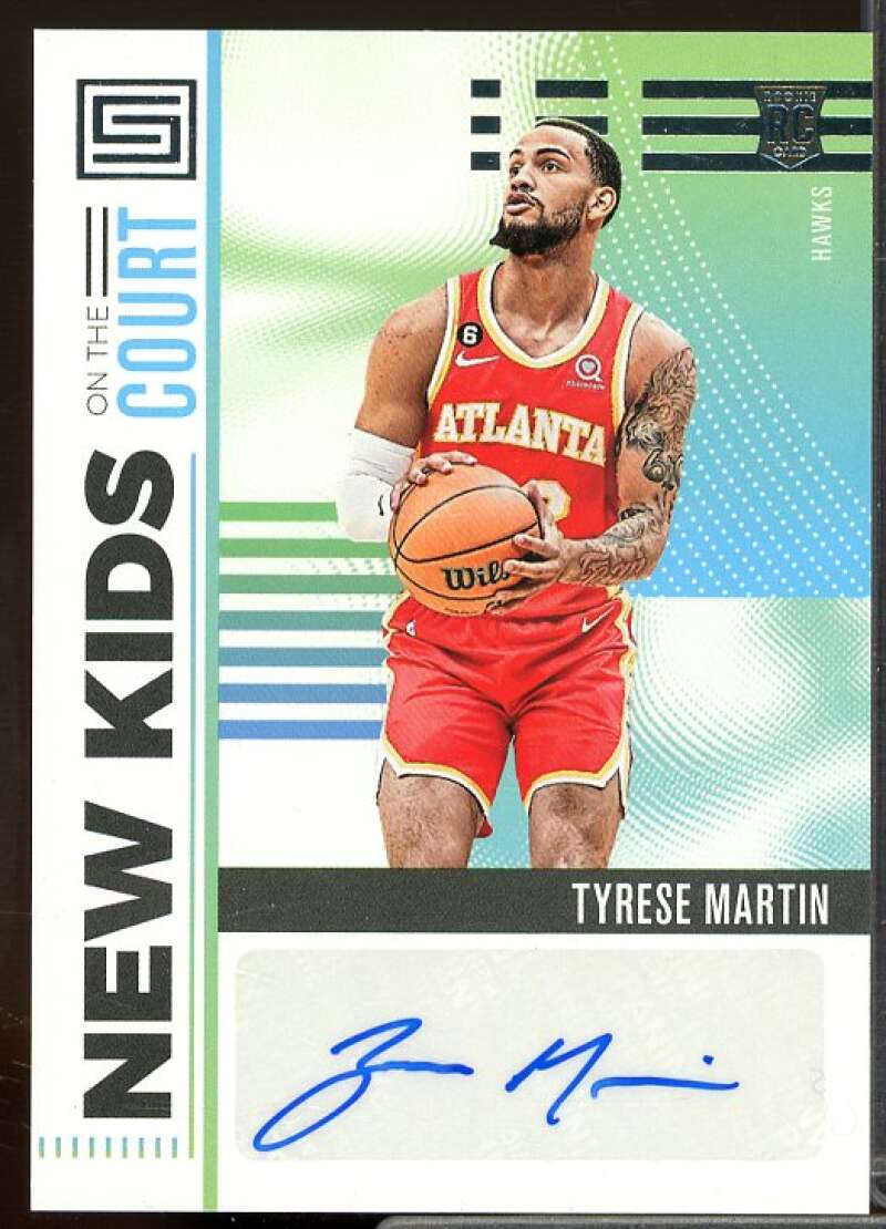 Tyrese Martin 2022-23 Panini Chronicles New Kids on the Court Autographs #12  Image 1