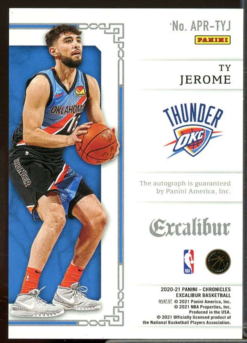 Ty Jerome Card 2019-20 Panini Chronicles Apprentice Signatures Red #1  Image 2