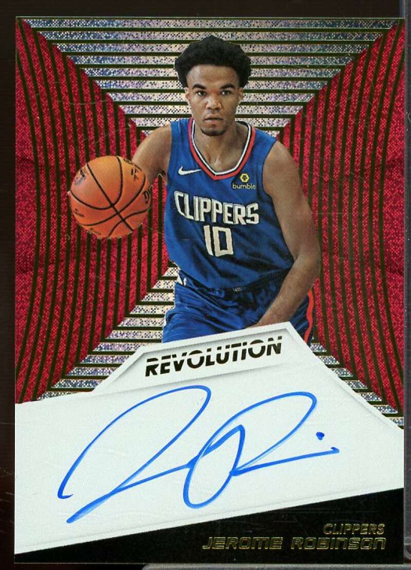 Jerome Robinson Rookie Card 2018-19 Panini Revolution Rookie Autographs #20  Image 1