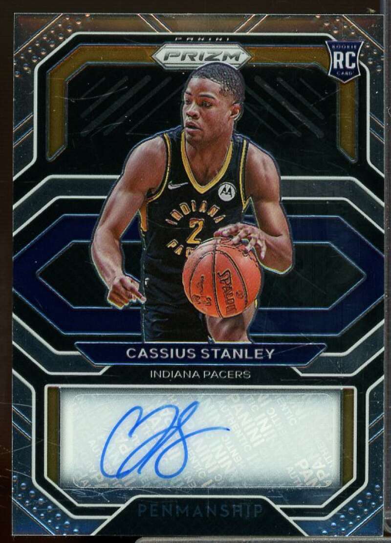 Cassius Stanley Rookie Card 2020-21 Panini Prizm Rookie Penmanship #28  Image 1