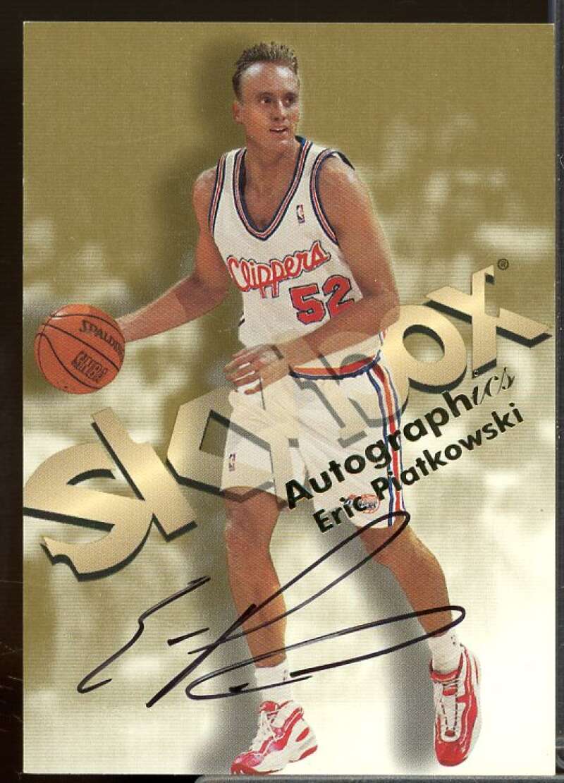 Eric Piatkowski Card 1998-99 SkyBox Premium Autographics #95