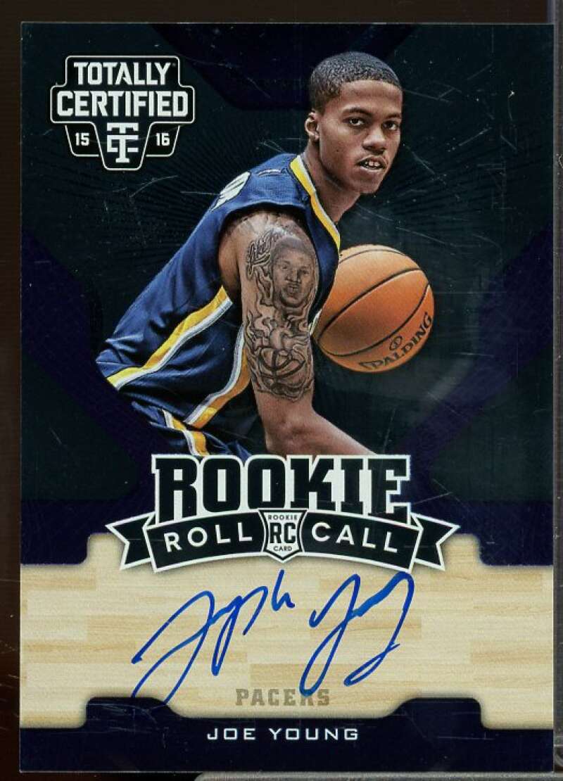 Joe Young Rookie 2015-16 Totally Certified Rookie Roll Call Autographs #RRCJY  Image 1