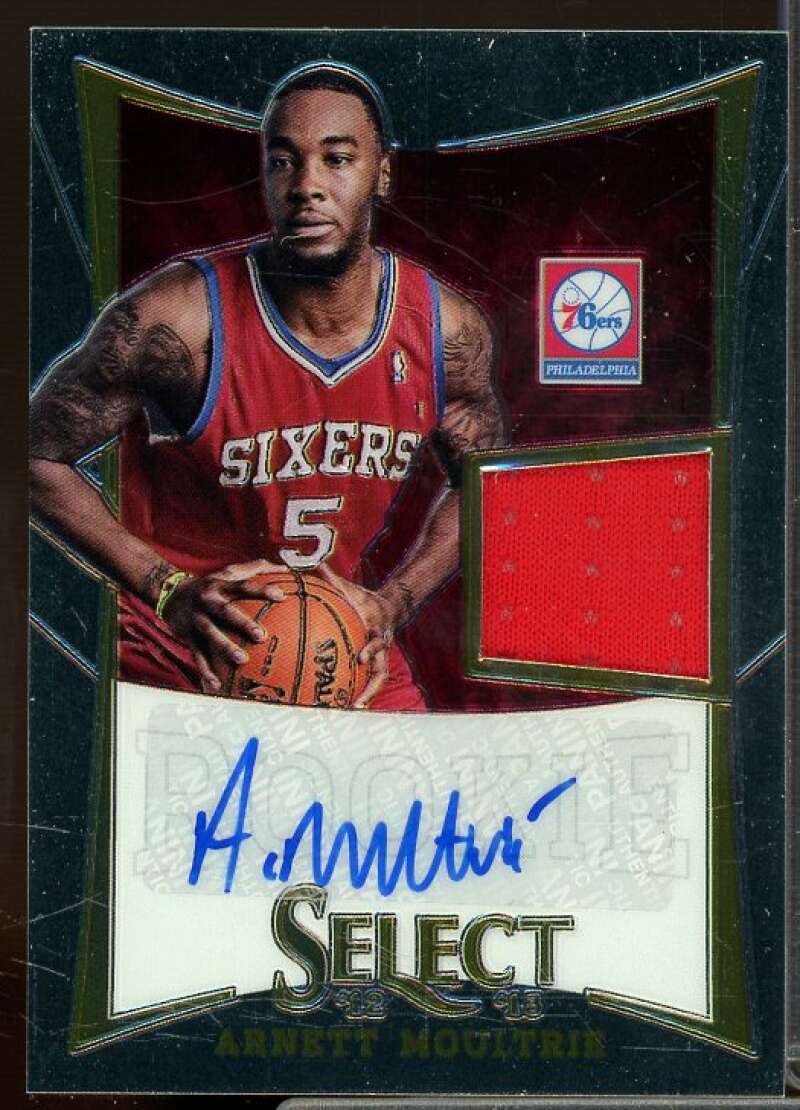 Arnett Moultrie JSY AU/399 Rookie Card 2012-13 Select #291  Image 1