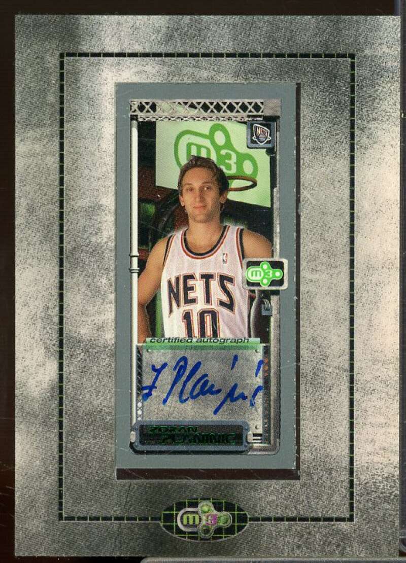 Zoran Planinic G Rookie Card 2003-04 Topps Rookie Matrix Mini Autographs #ZP  Image 1