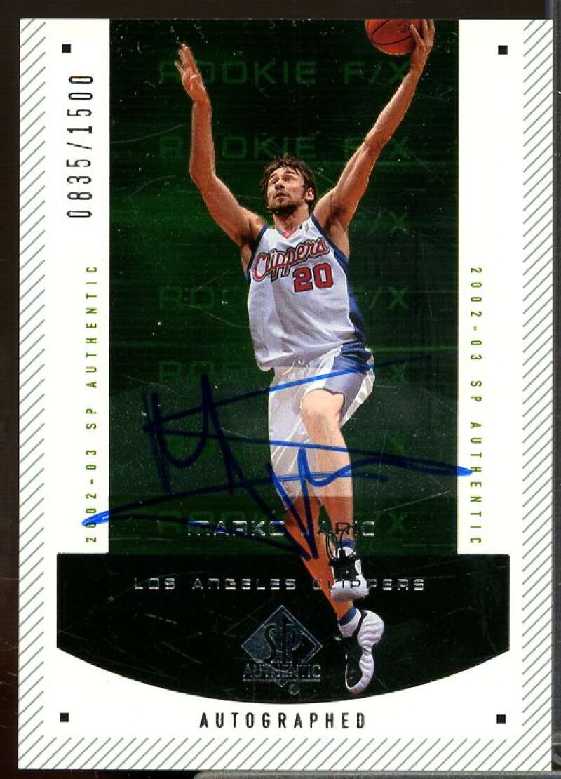 Marko Jaric AU Card 2002-03 SP Authentic #170  Image 1