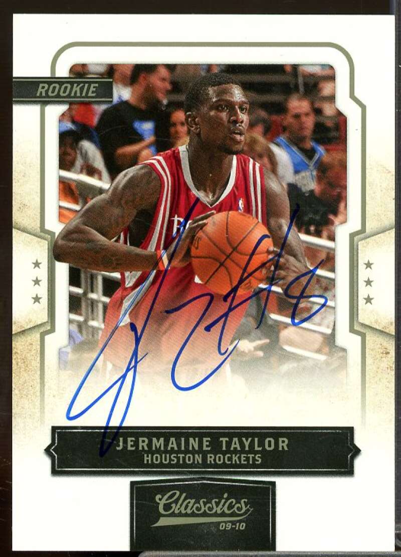 Jermaine Taylor Rookie AU/999 Rookie Card 2009-10 Classics #198  Image 1