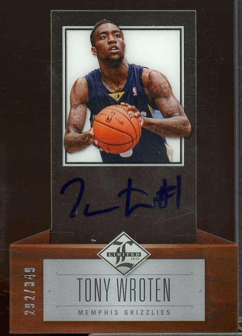 Tony Wroten Rookie AU/349 Rookie Card 2012-13 Limited #199  Image 1