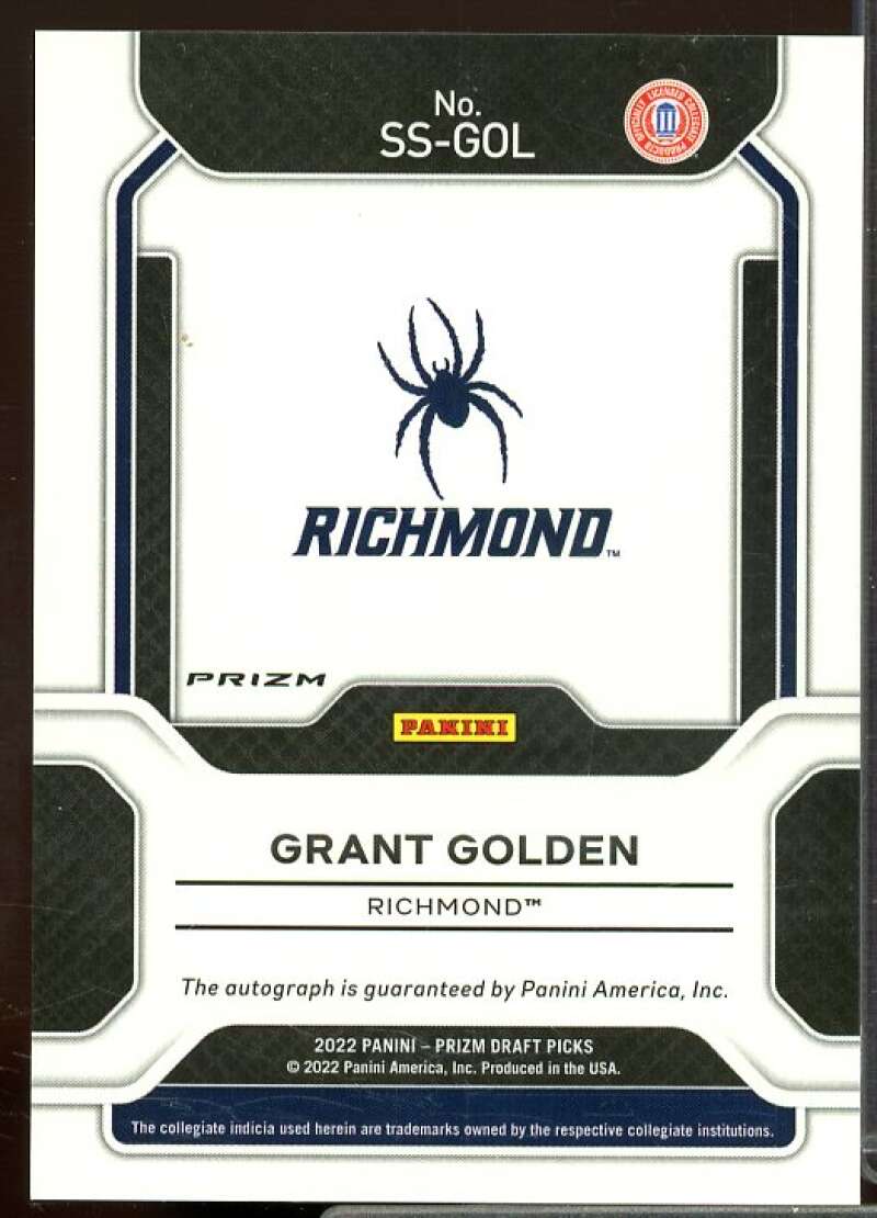 Grant Golden 2022-23 Panini Prizm Draft Sensational Signatures Prizms Green #23  Image 2