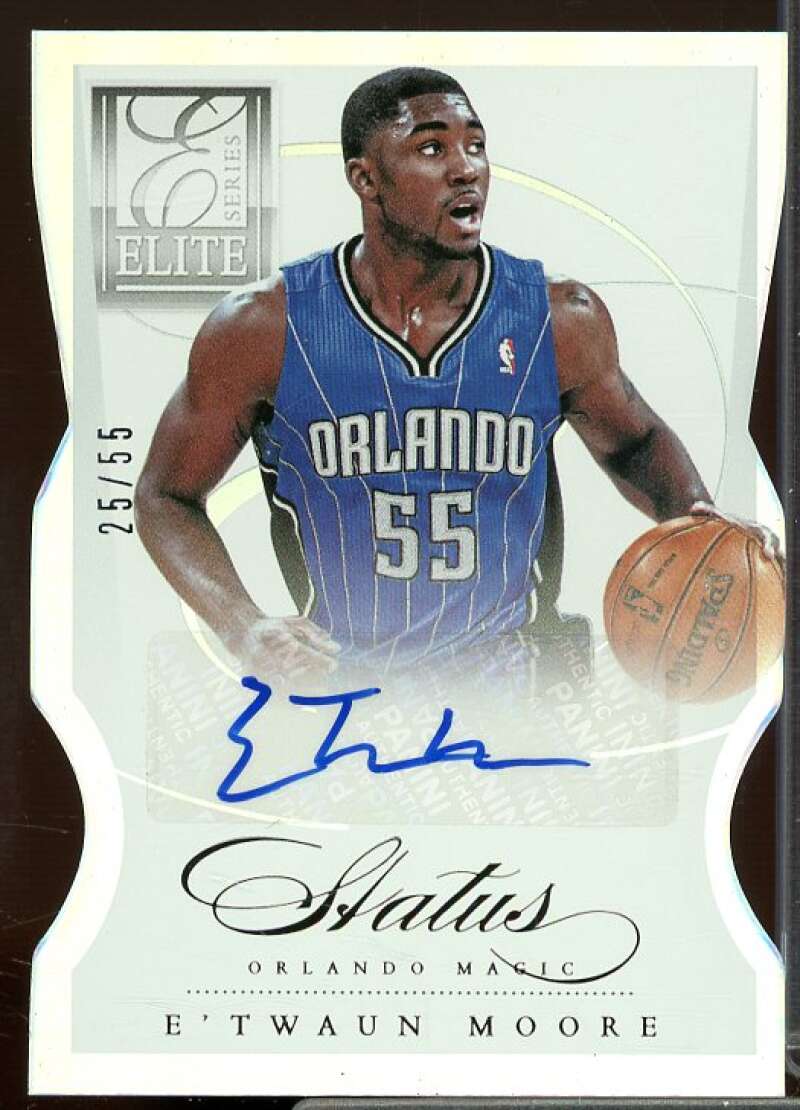 E'Twaun Moore/55 Card 2012-13 Elite Series Status Autographs #25  Image 1
