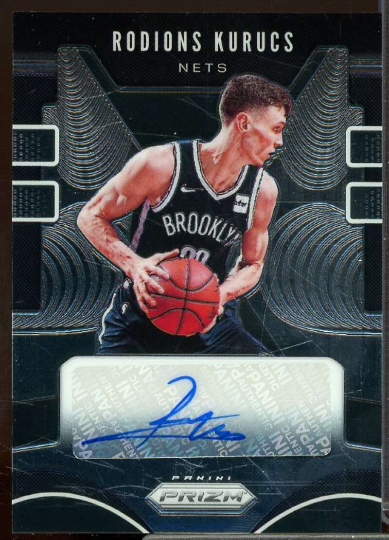 Rodions Kurucs Card 2019-20 Panini Prizm Signatures #23  Image 1