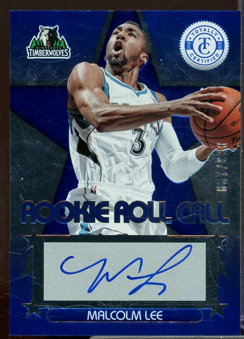 Malcolm Lee/199 2012-13 Totally Certified Rookie Roll Call Autographs Blue #65  Image 1