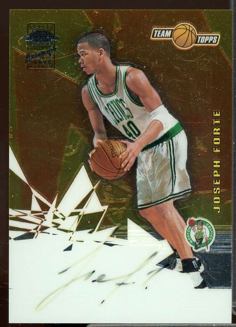 Joseph Forte H Card 2001-02 Topps Chrome Autographs #CAJF  Image 1