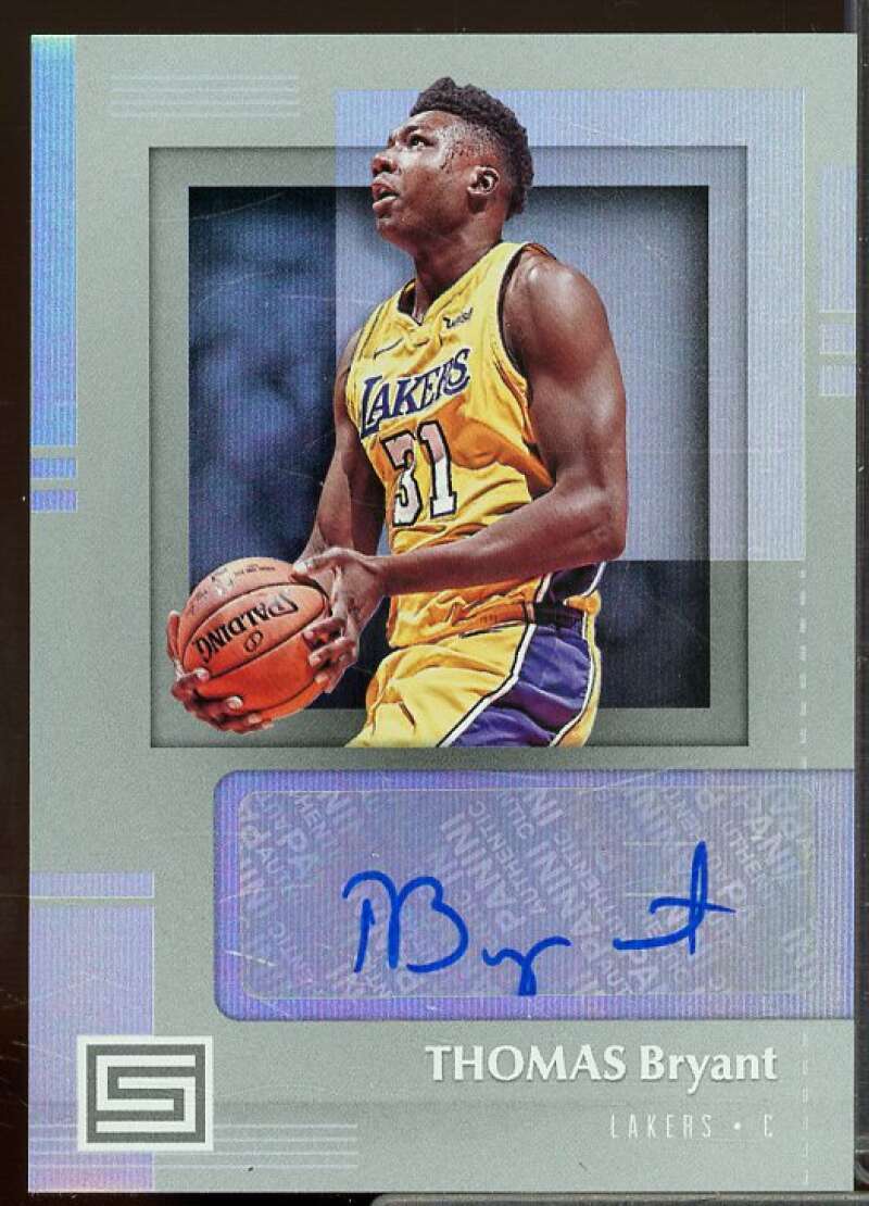 Thomas Bryant Rookie Card 2017-18 Panini Status Rookie Signatures #11  Image 1