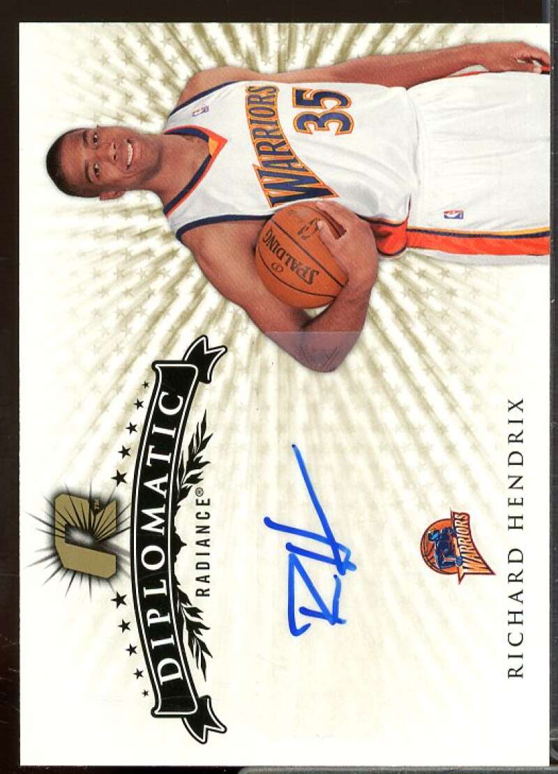 Richard Hendrix Card 2008-09 Upper Deck Radiance Diplomatic Autographs #DIRH  Image 1