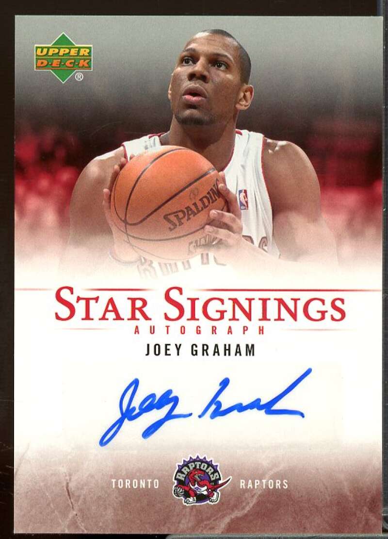 Joey Graham Card 2007-08 Upper Deck Star Signings #JG  Image 1