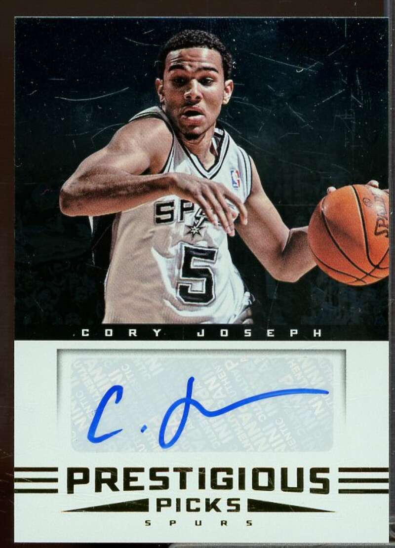 Cory Joseph Rookie 2012-13 Prestige Prestigious Picks Rookie Signatures #26  Image 1