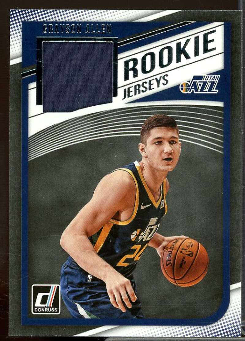 Grayson Allen Rookie Card 2018-19 Donruss Rookie Jerseys #27  Image 1