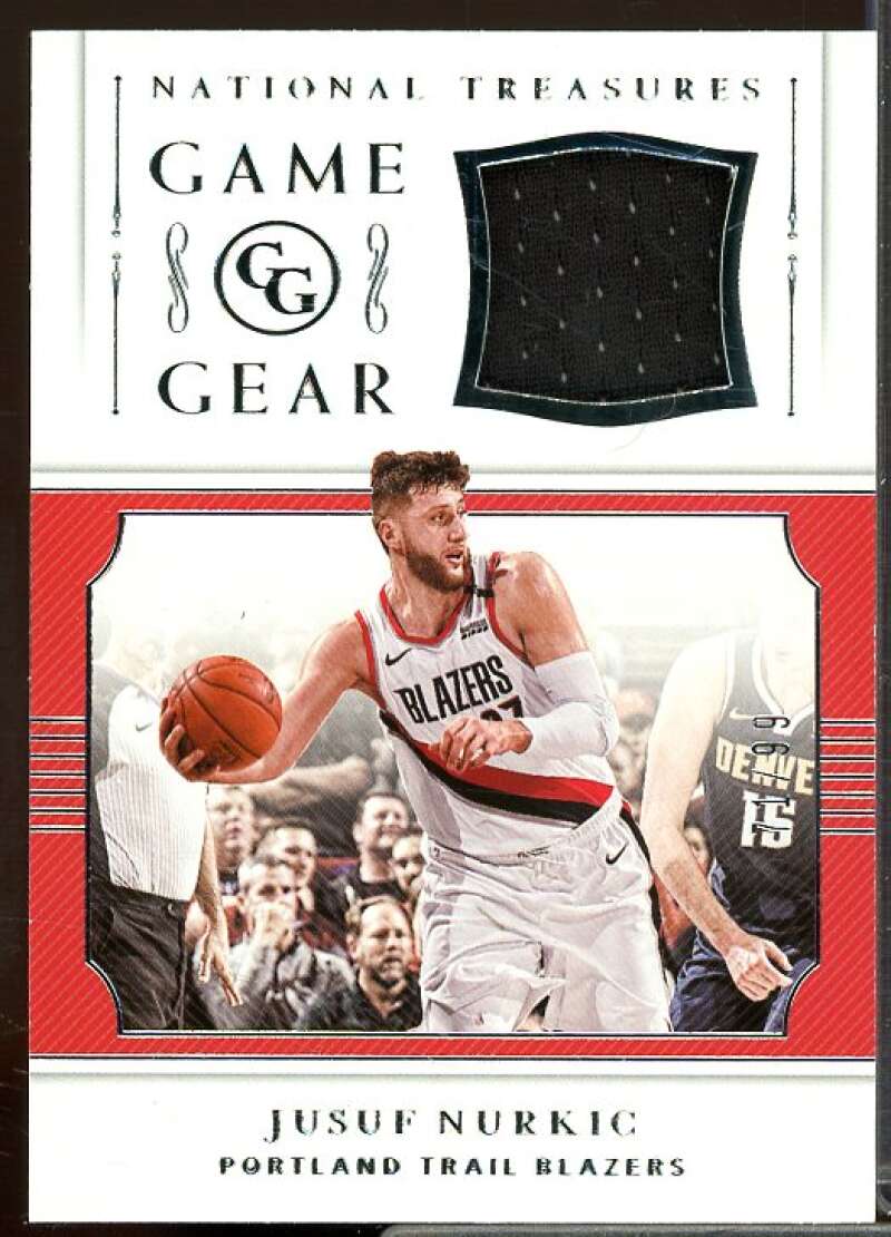 Jusuf Nurkic/99 Card 2018-19 Panini National Treasures Game Gear Relics #19  Image 1