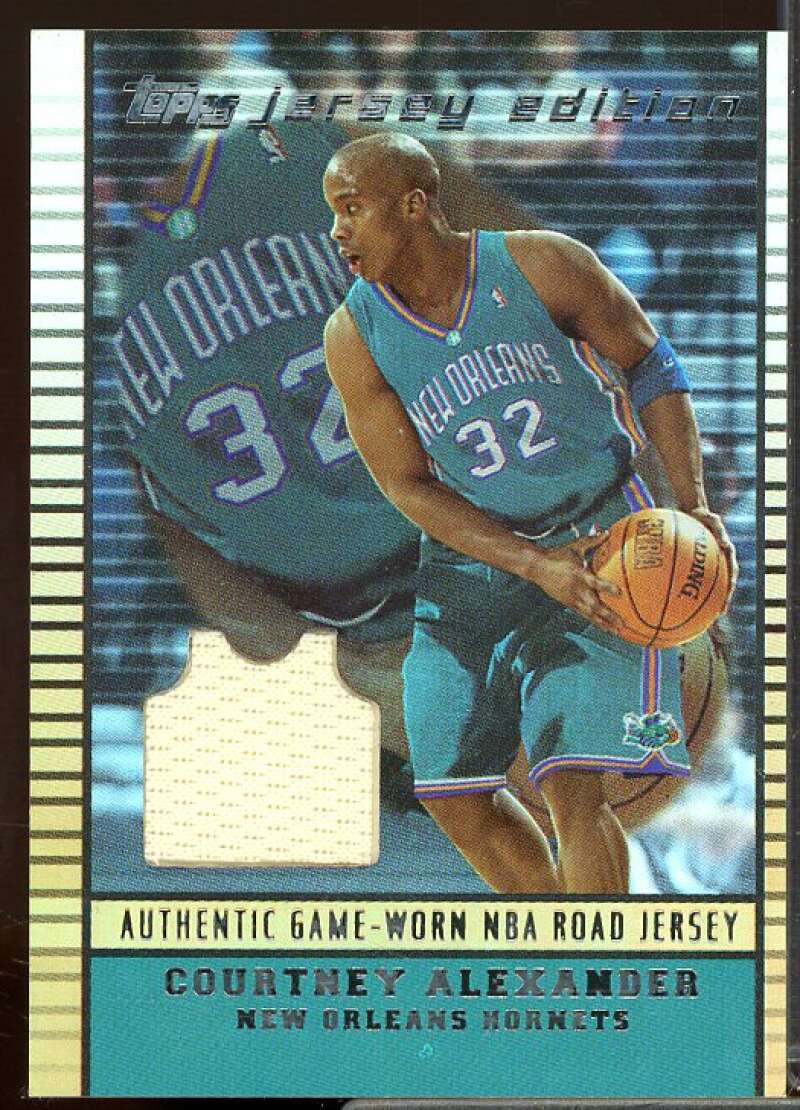 Courtney Alexander R ERR Card 2002-03 Topps Jersey Edition Copper #JECA  Image 1