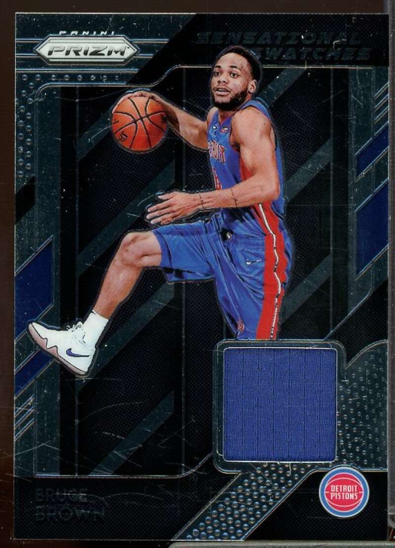 Bruce Brown Card 2018-19 Panini Prizm Sensational Swatches #63  Image 1