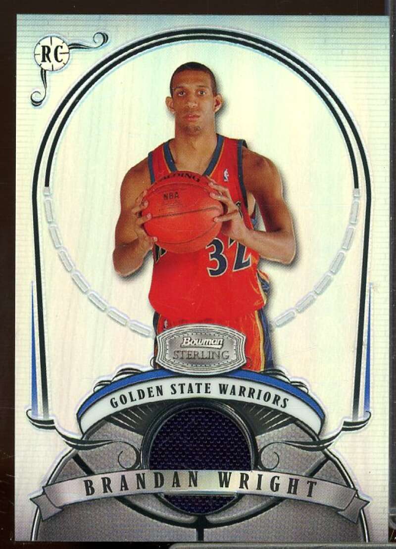 Brandan Wright JSY/199 Card 2007-08 Bowman Sterling Refractors #BWR2  Image 1