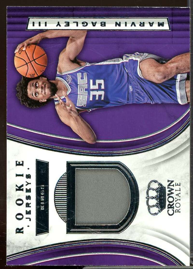 Marvin Bagley III Rookie Card 2018-19 Crown Royale Rookie Jerseys #32  Image 1