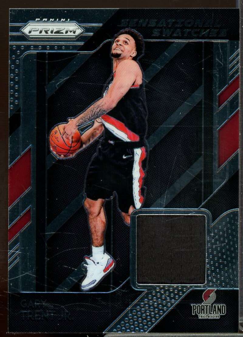 Gary Trent Jr. Rookie Card 2018-19 Panini Prizm Rookie Sensational Swatches #72  Image 1