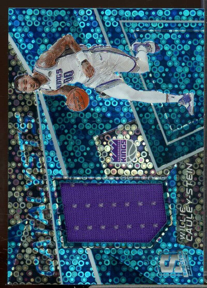 Willie Cauley-Stein 2017-18 Panini Spectra Catalysts Memorabilia Neon Blue #1  Image 1