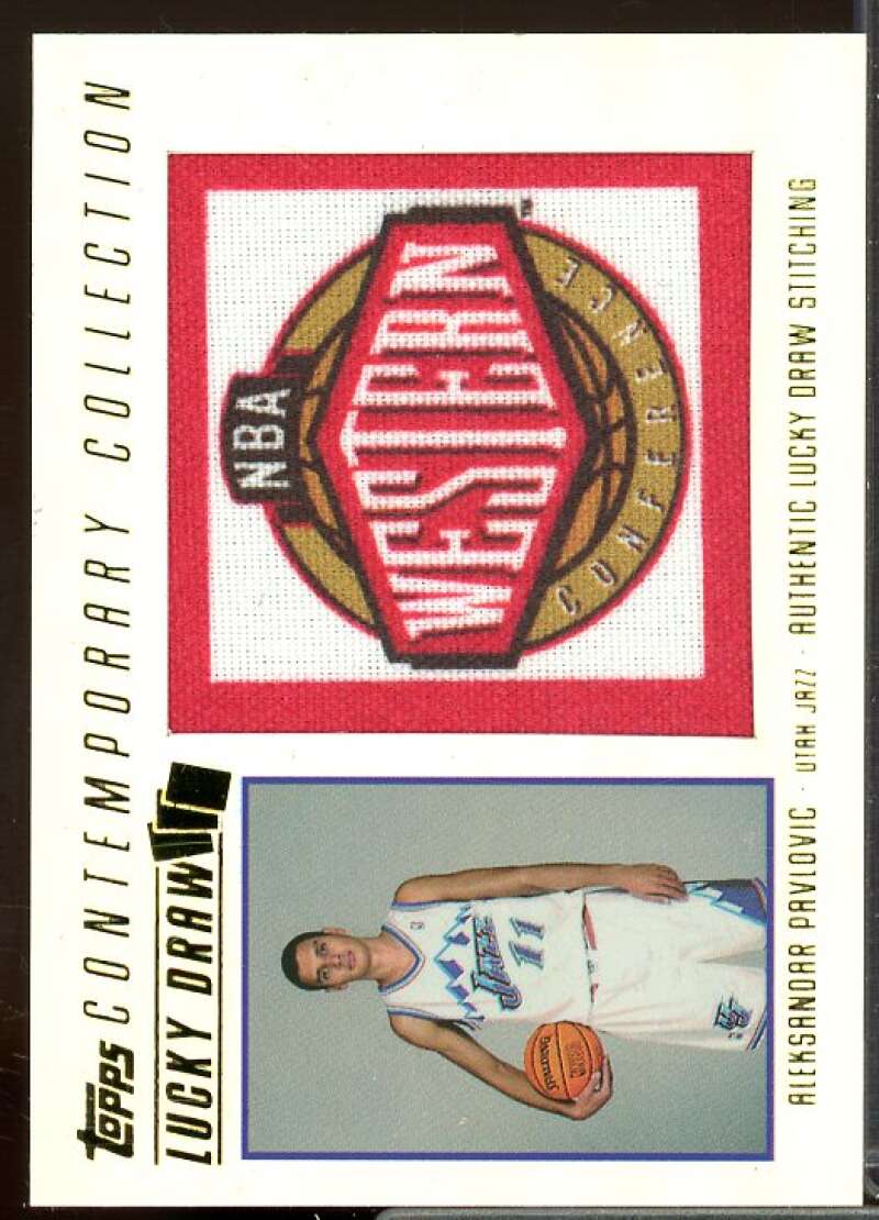Aleksandar Pavlovic Card 2003-04 Topps Contemporary Collection Lucky Draw #LD11  Image 1