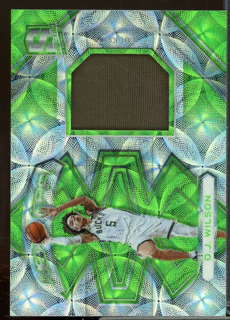 D.J. Wilson Card 2017-18 Panini Spectra Next Era Memorabilia Neon Green #2  Image 1