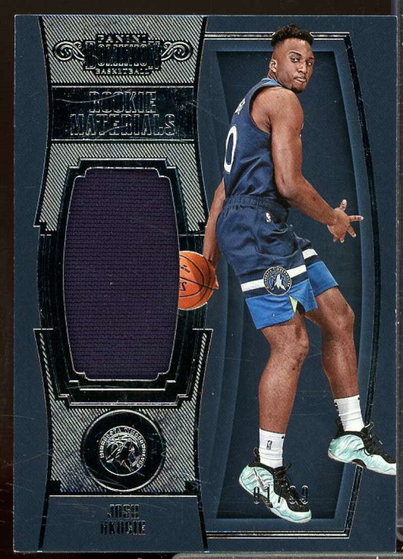 Josh Okogie Rookie Card 2018-19 Panini Dominion Rookie Materials #32  Image 1