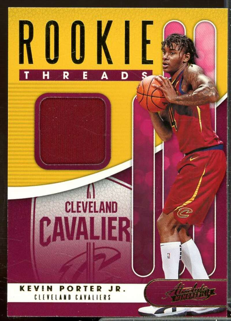 Kevin Porter Jr. Rookie 2019-20 Absolute Memorabilia Rookie Threads Level 1 #37  Image 1