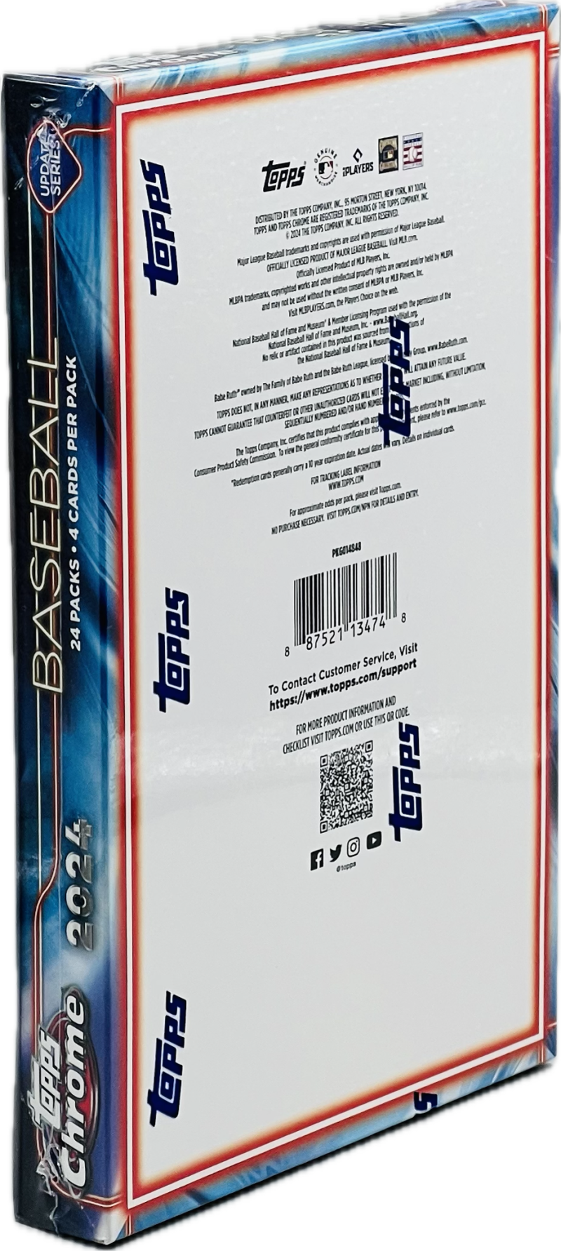 2024 Topps Chrome Update Series Baseball Hobby Box Image 3