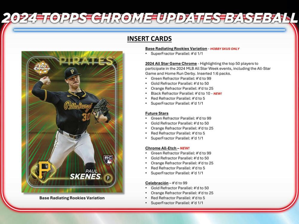 2024 Topps Chrome Update Series Baseball Hobby Box Image 6