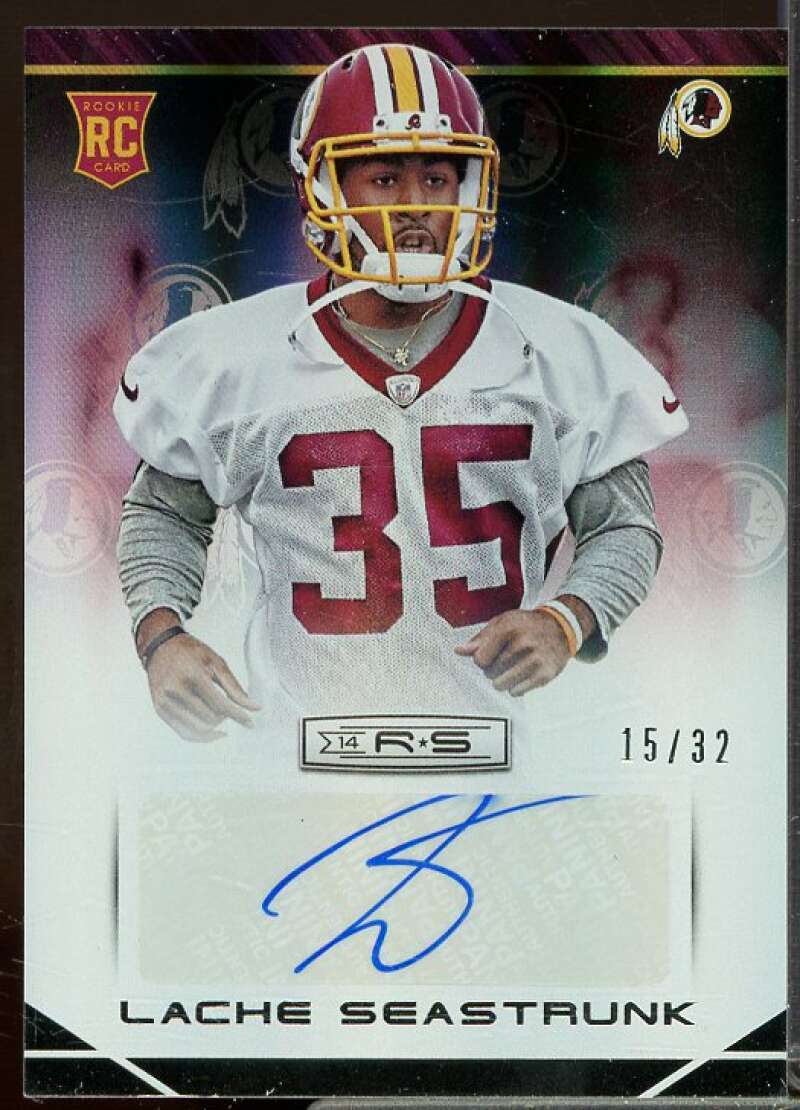 Lache Seastrunk/32 2014 Rookies Stars Auto Longevity Team Logo Holofoil #162  Image 1