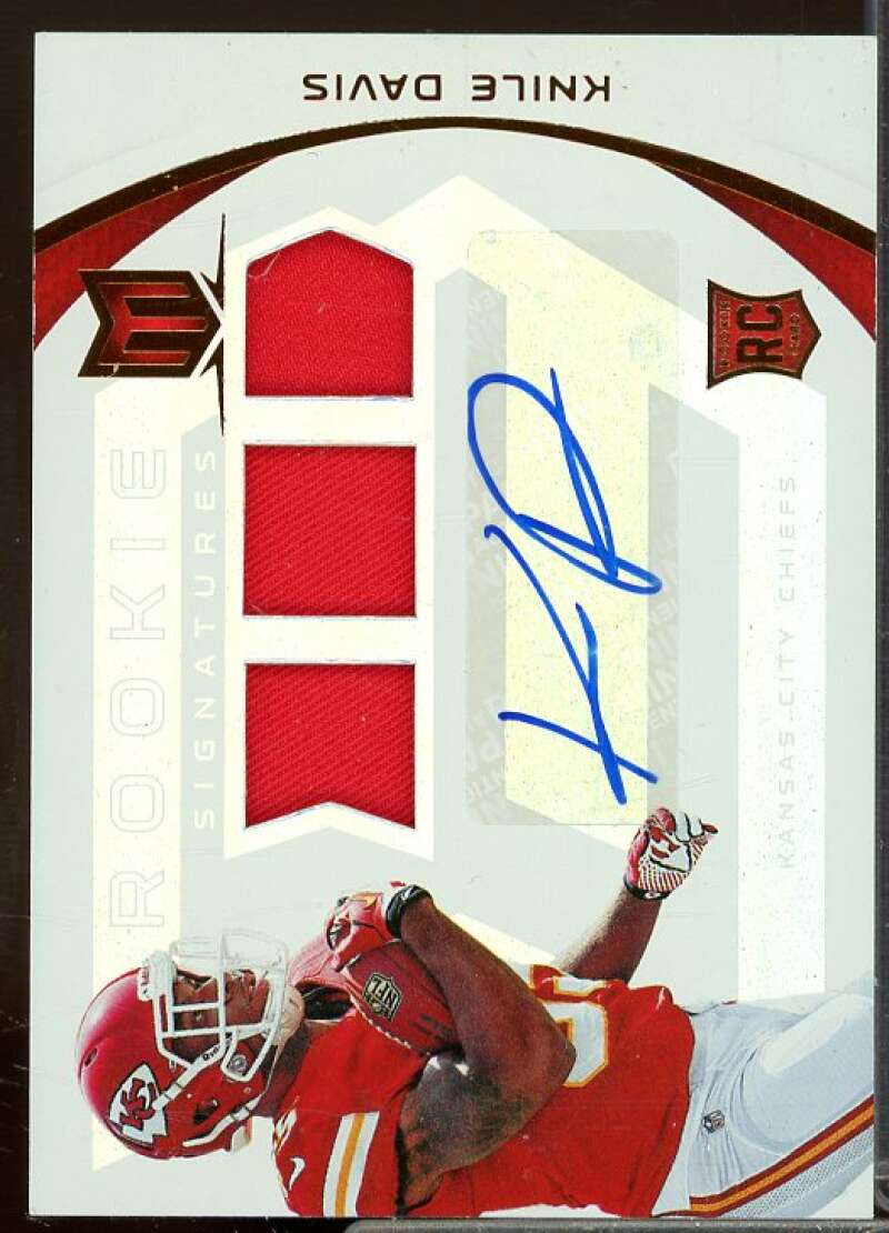 Knile Davis JSY/399 Rookie Card 2013 Momentum Rookie Signatures #218  Image 1