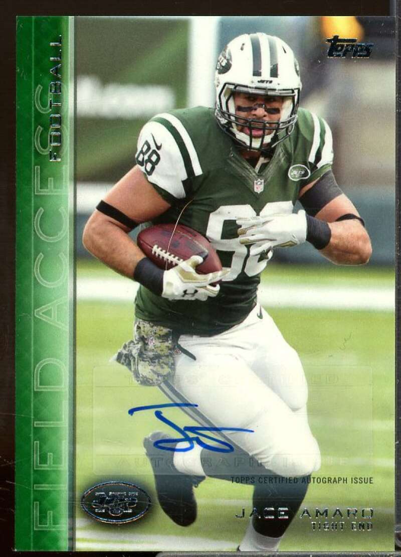 Jace Amaro Rookie Card 2015 Topps Field Access Autographs Green #104  Image 1