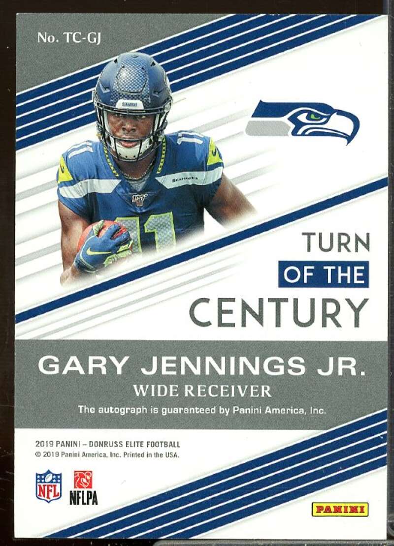 Gary Jennings Jr./199 Rookie Card 2019 Elite Turn of the Century Autographs #35  Image 2