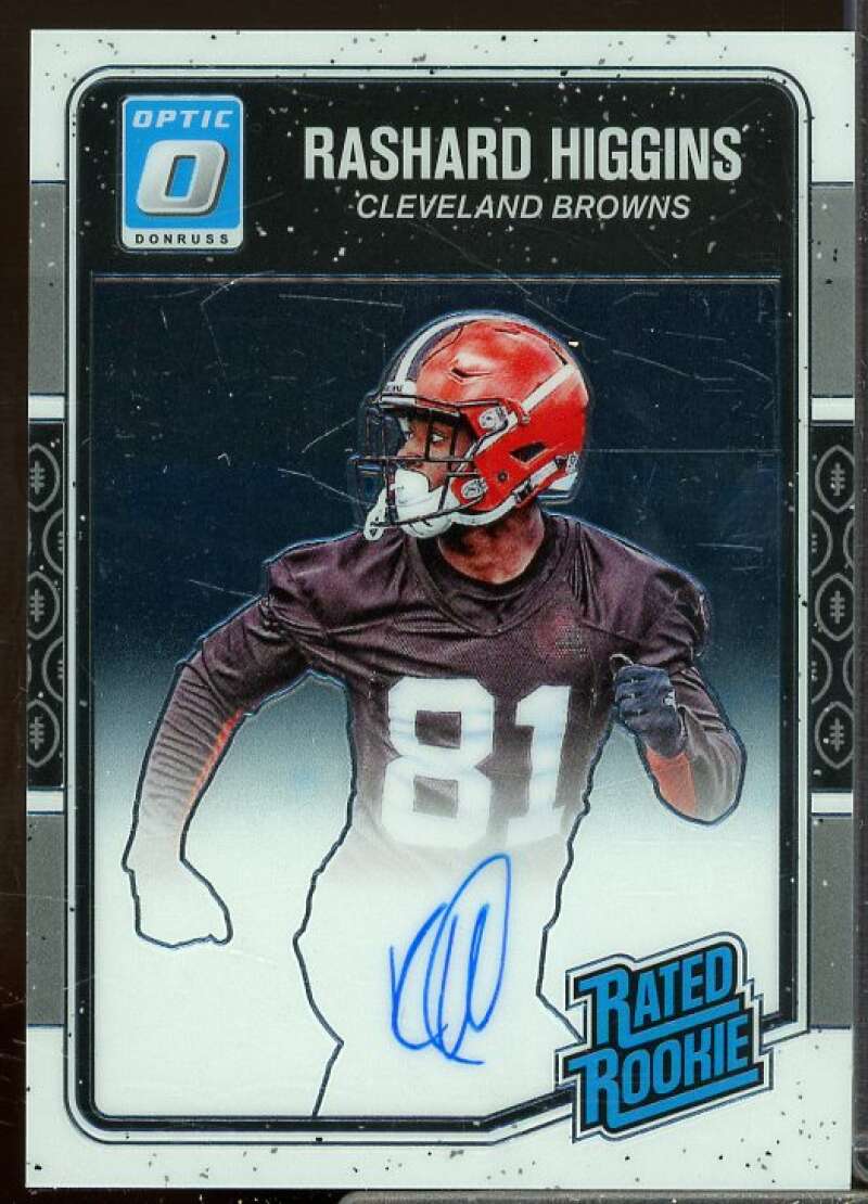 Rashard Higgins Rookie Card 2016 Donruss Optic Rated Rookies Autographs #192  Image 1