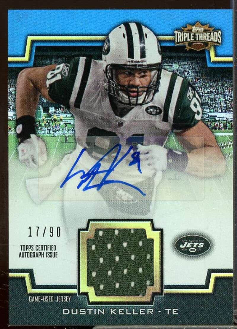 Dustin Keller Rookie 2011 Topps Triple Threads Autographed Unity Relic #TTUAR29  Image 1