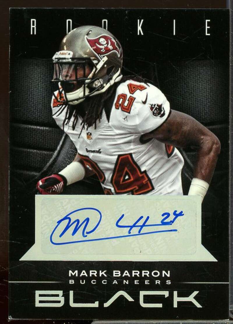 Mark Barron/125 Rookie Card 2012 Panini Black Rookie Signatures #162  Image 1